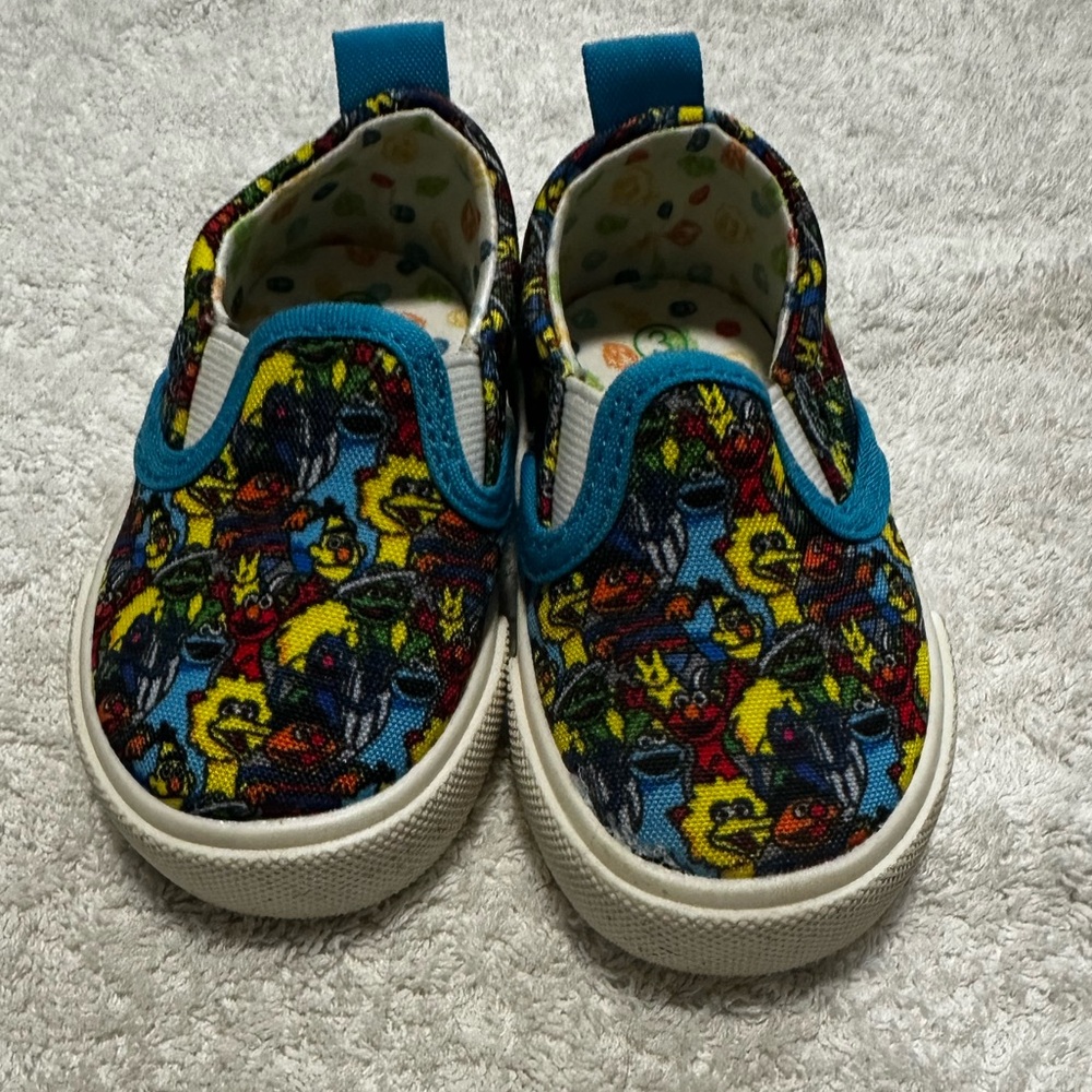 Sesame Street Multicolor Kids Slip-On Sneakers